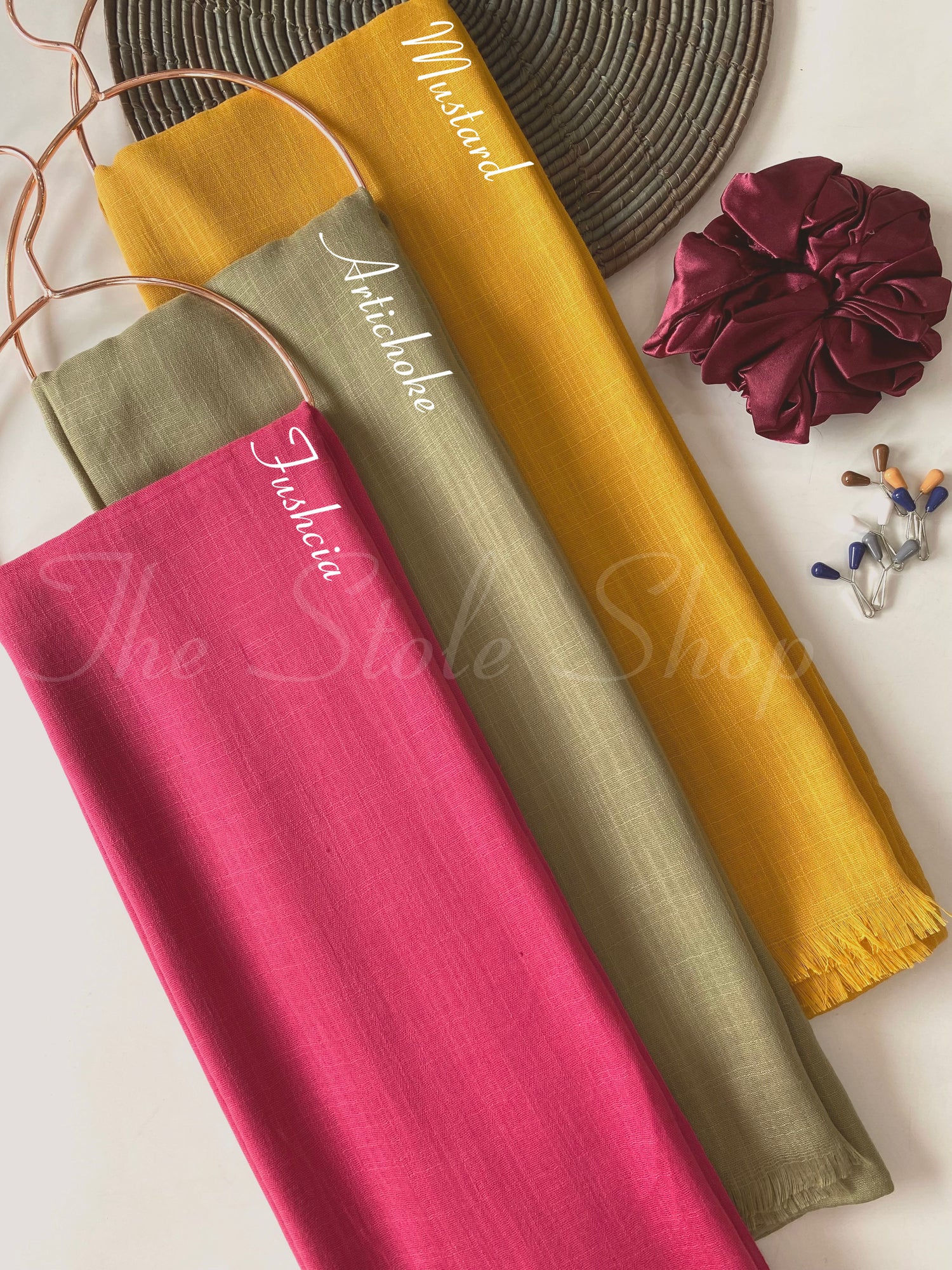 “Saluna” Premium Turkish (Regular Width) Hijab Bundle of 3