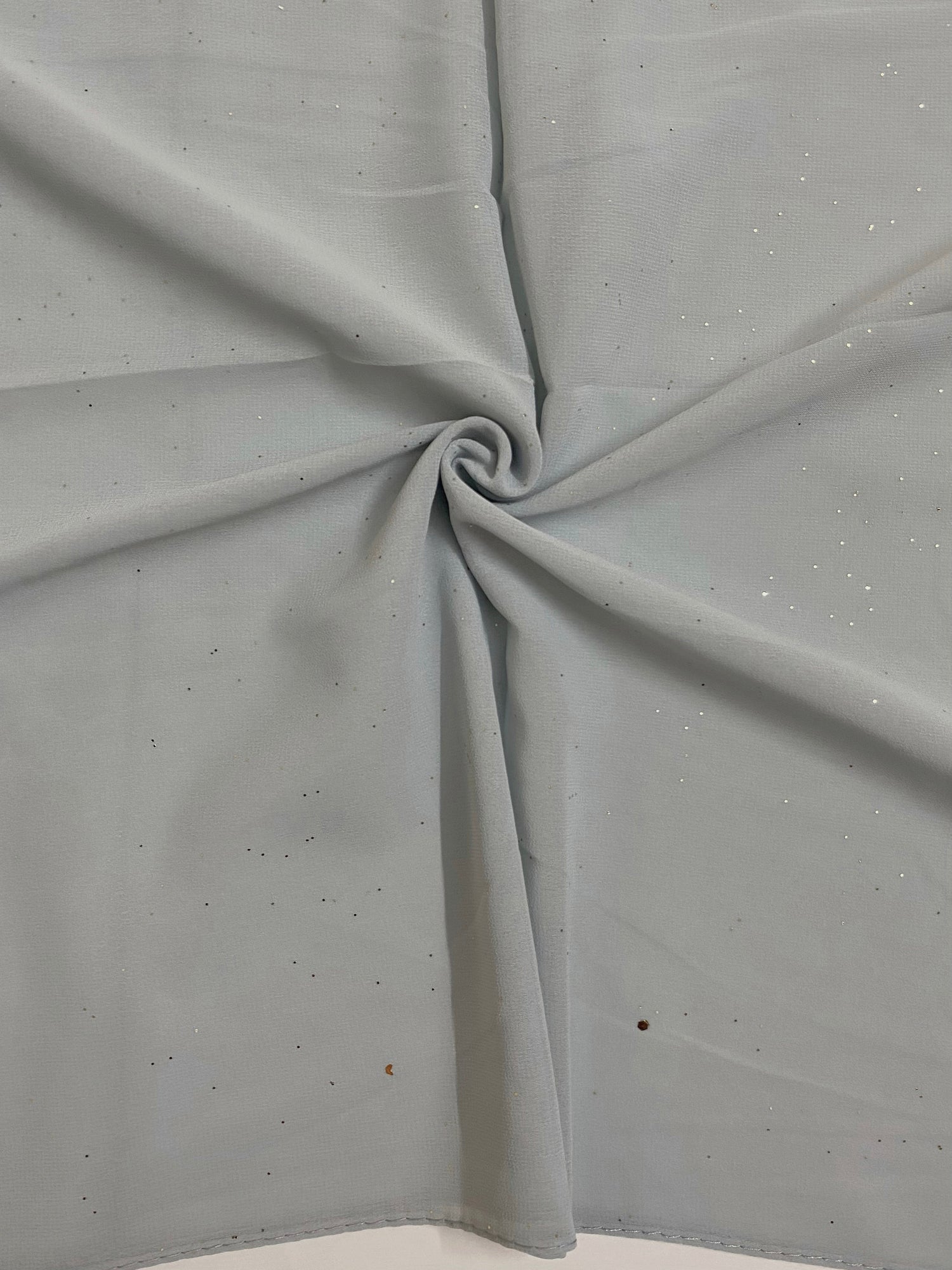 Glittered Georgette – Silver