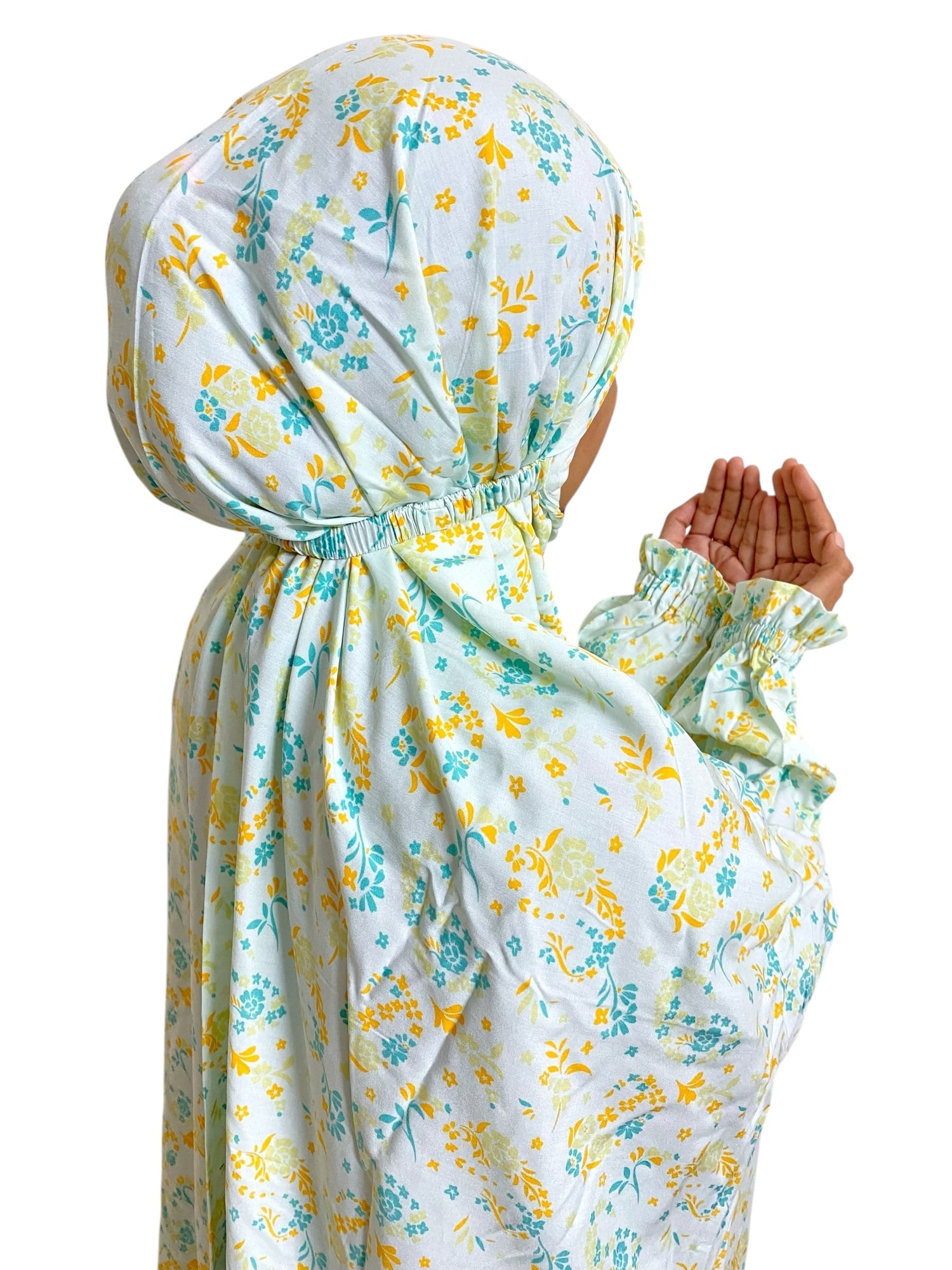 Premium Full Length Namaz Chadar With Sleeves (Imported Fabric)