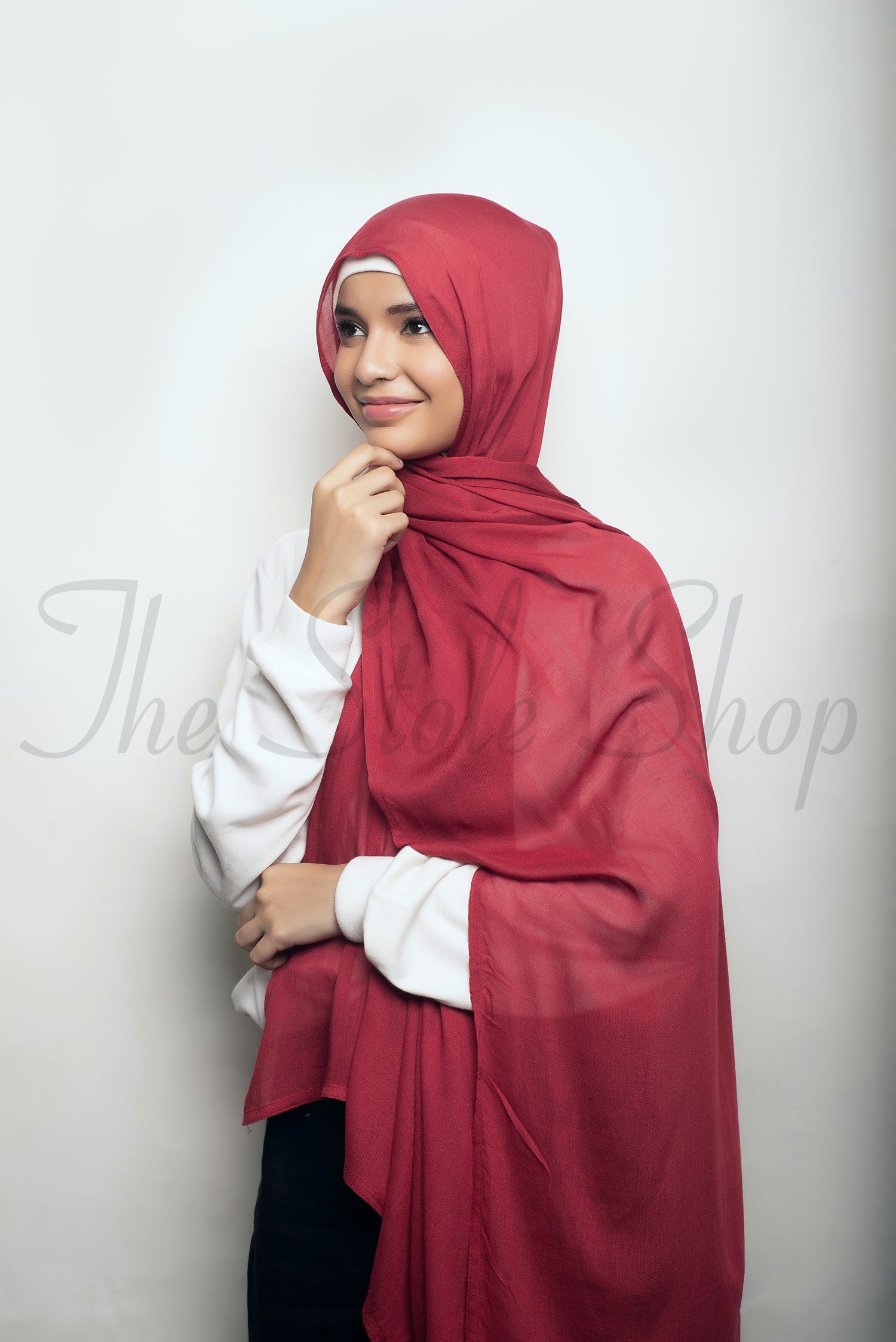 Modal Hijabs (LARGE SIZE) - Wine