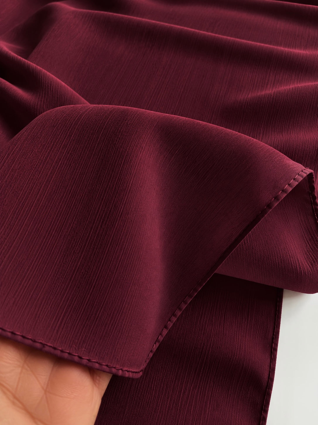 Wisp Crinkle Chiffon Hijabs – Maroon