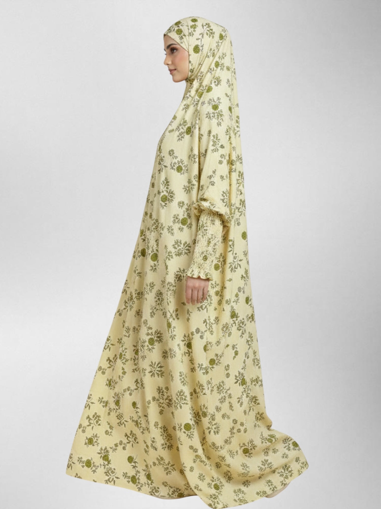 Premium Full Length Namaz Chadar With Sleeves (Imported Fabric)