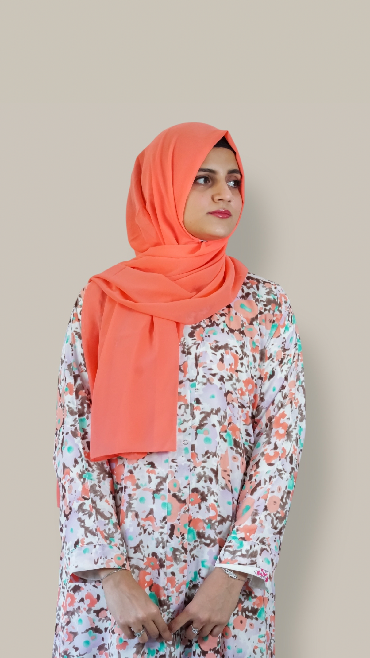 Harmony Printed Abaya