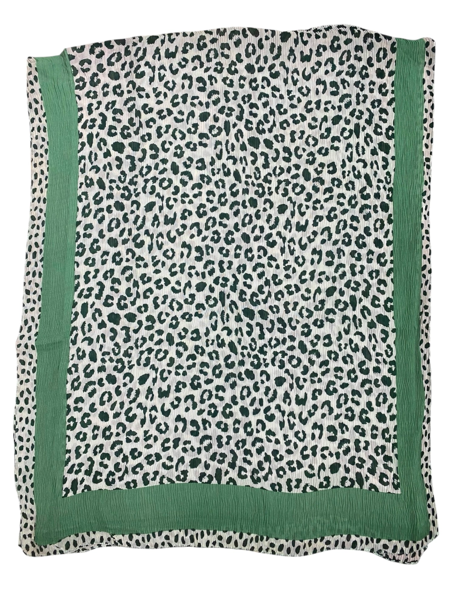 Savannah Pleated Hijab - Sage Green
