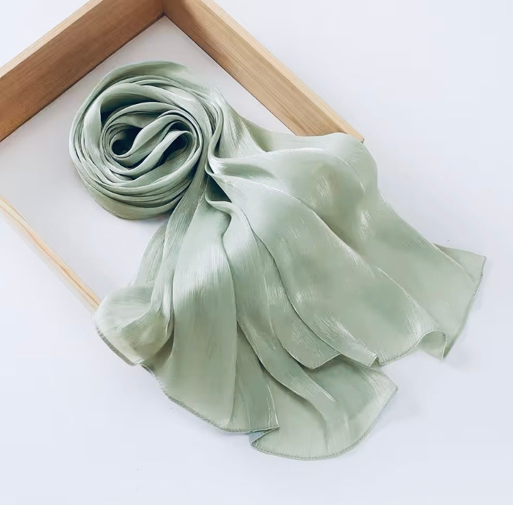 Starlit Organza Shimmer  - Light Pistachio