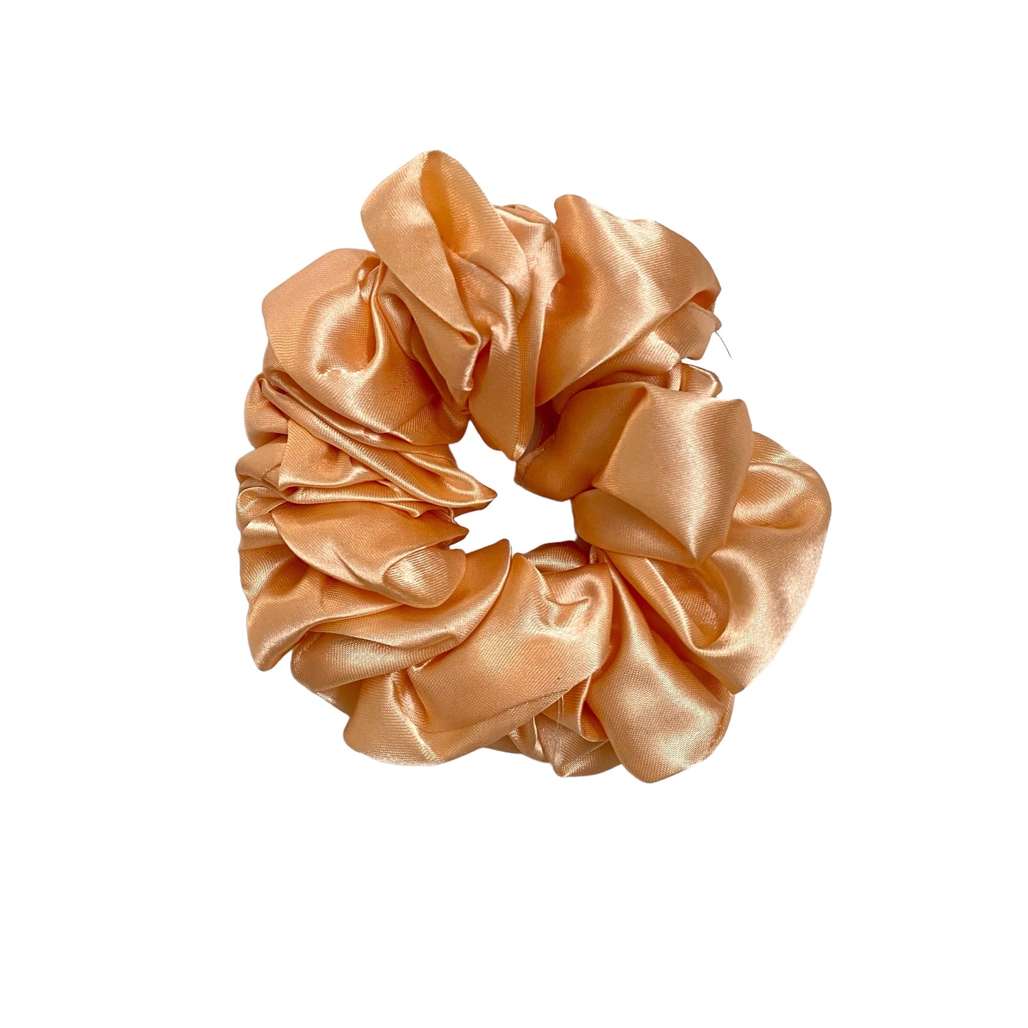 Silk Scrunchies - Peach