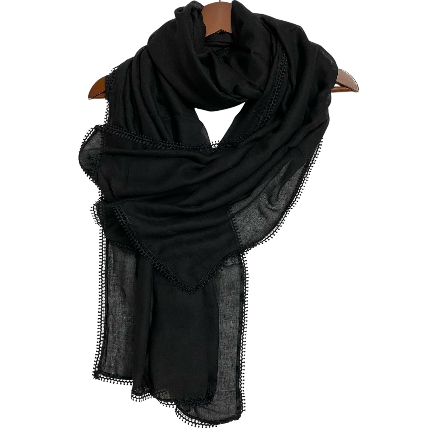 Expressions Lace Hijab - Black