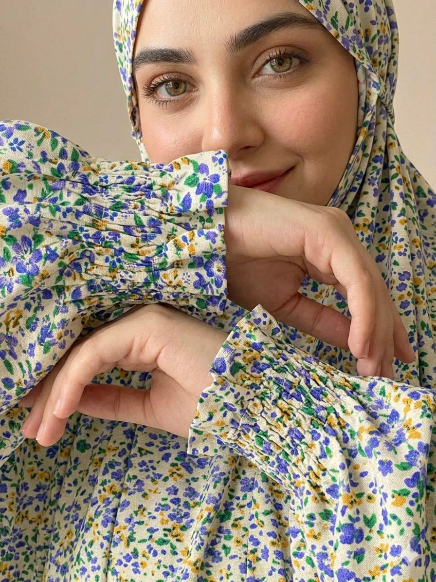 Premium Full Length Namaz Chadar With Sleeves (Imported Fabric)