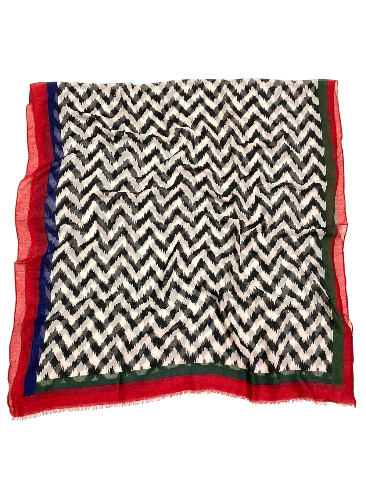 Chevron Printed Hijabs - Wine