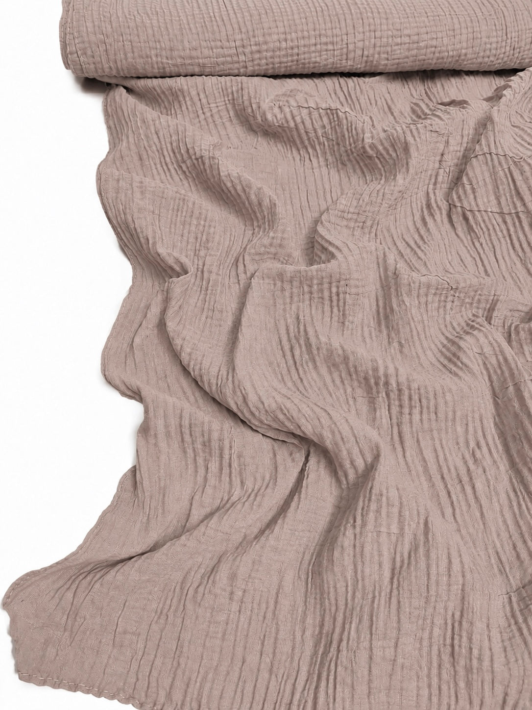 Ripple Pleated Hijab XL Size - Warm Grey