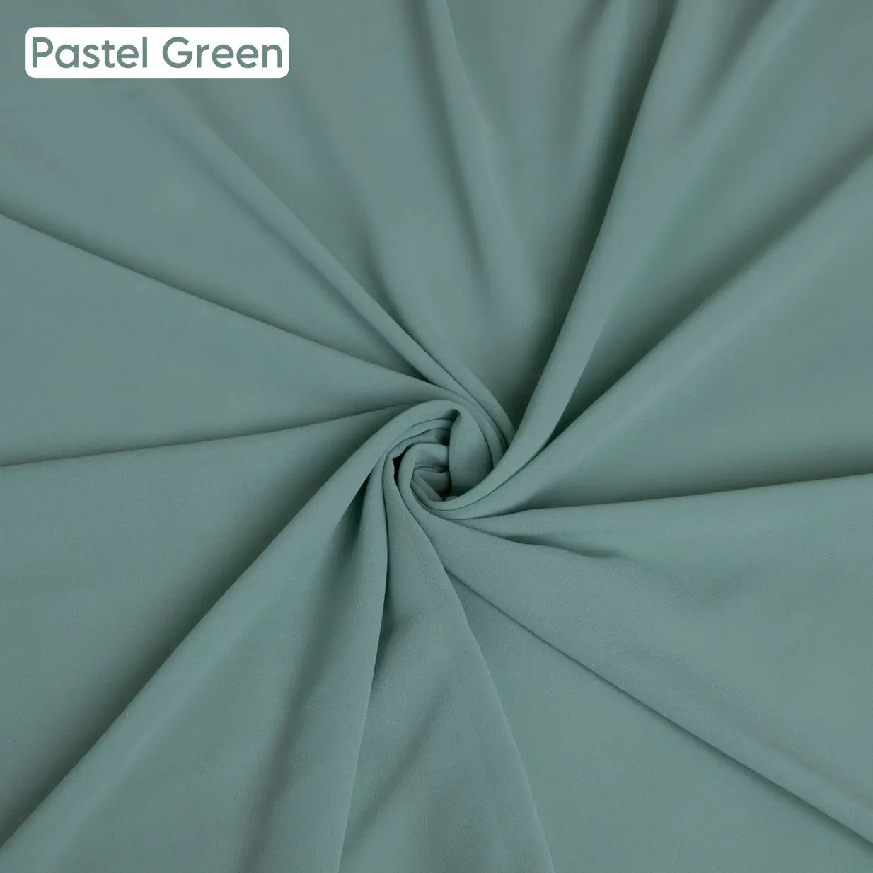 Georgette – Pastel Green