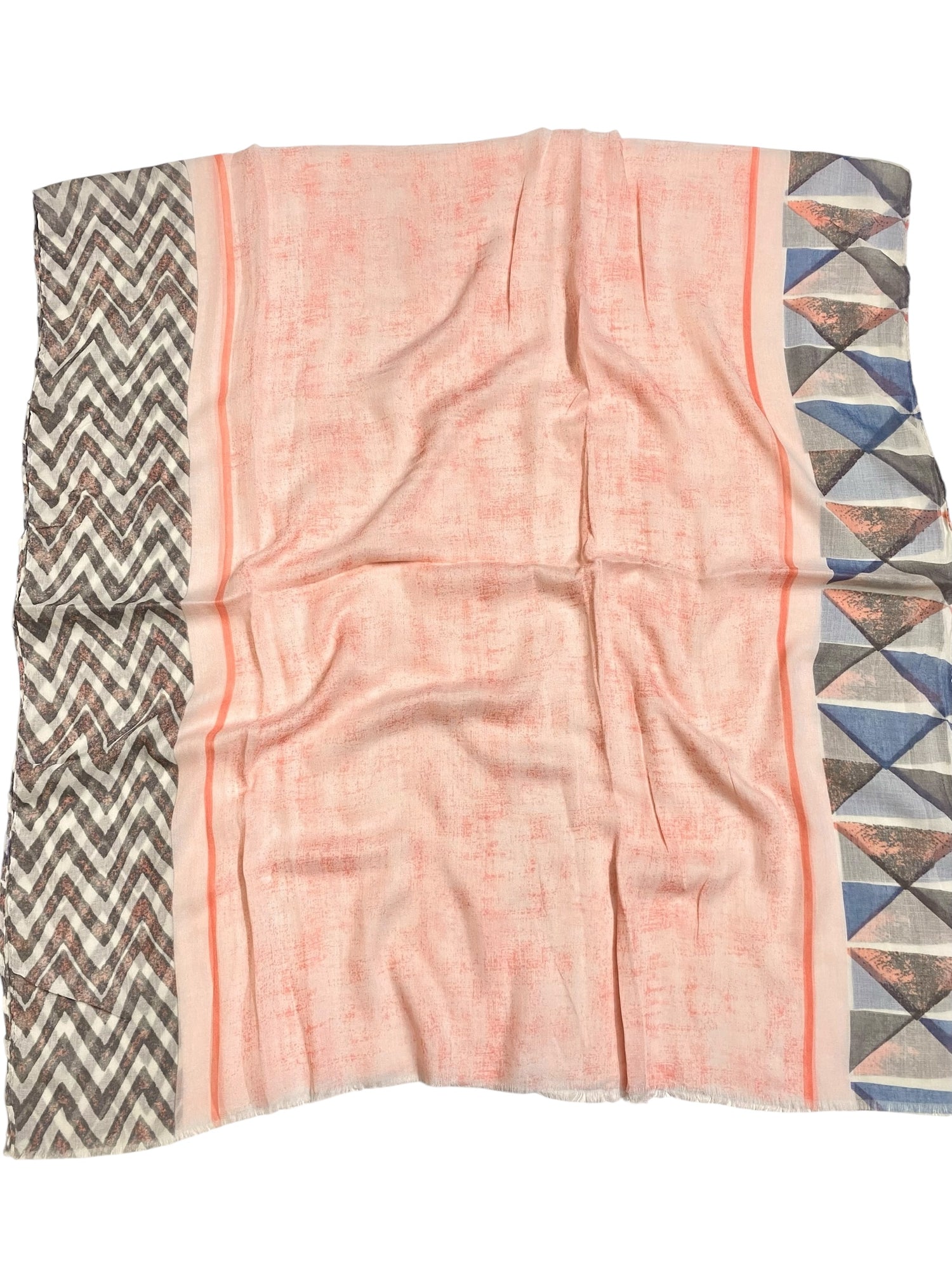 Nyra Printed Hijabs - Flamingo