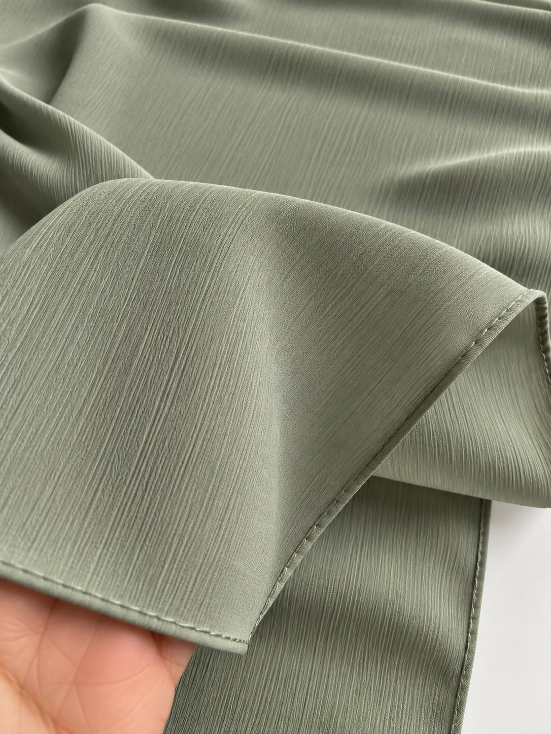Wisp Crinkle Chiffon Hijabs – Artichoke