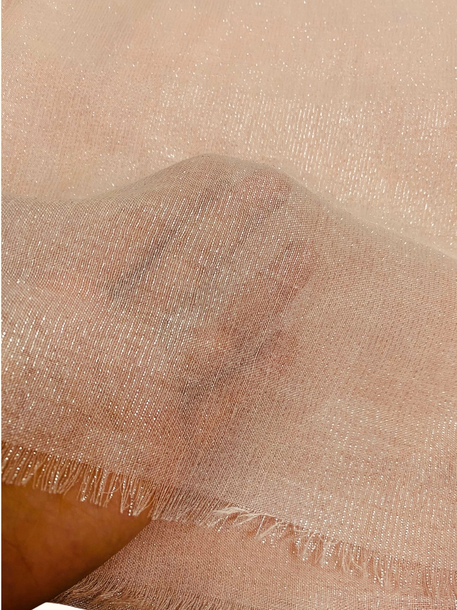 Zariya Lurex Hijab - Peach