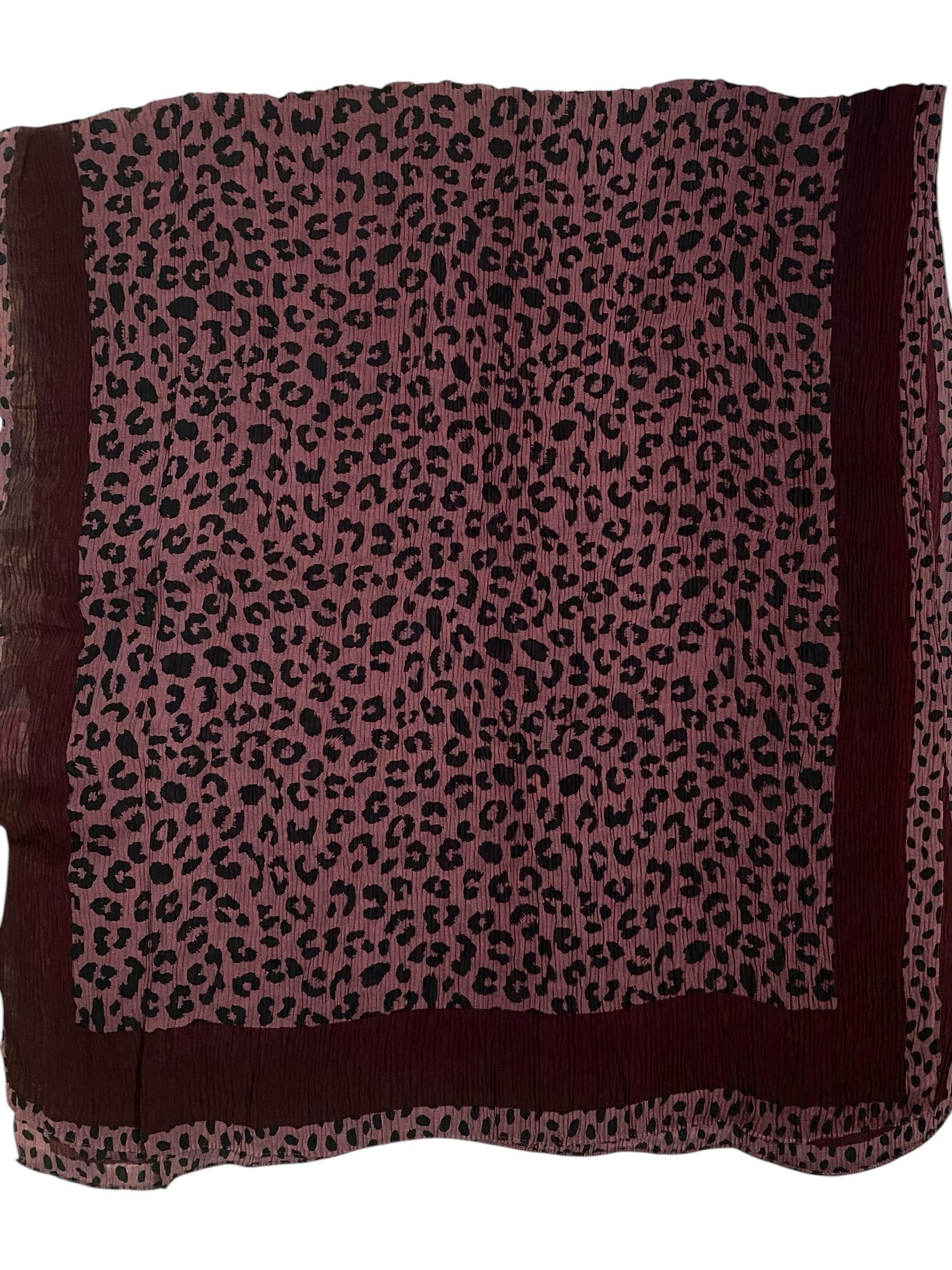 Savannah Pleated Hijab - Plum