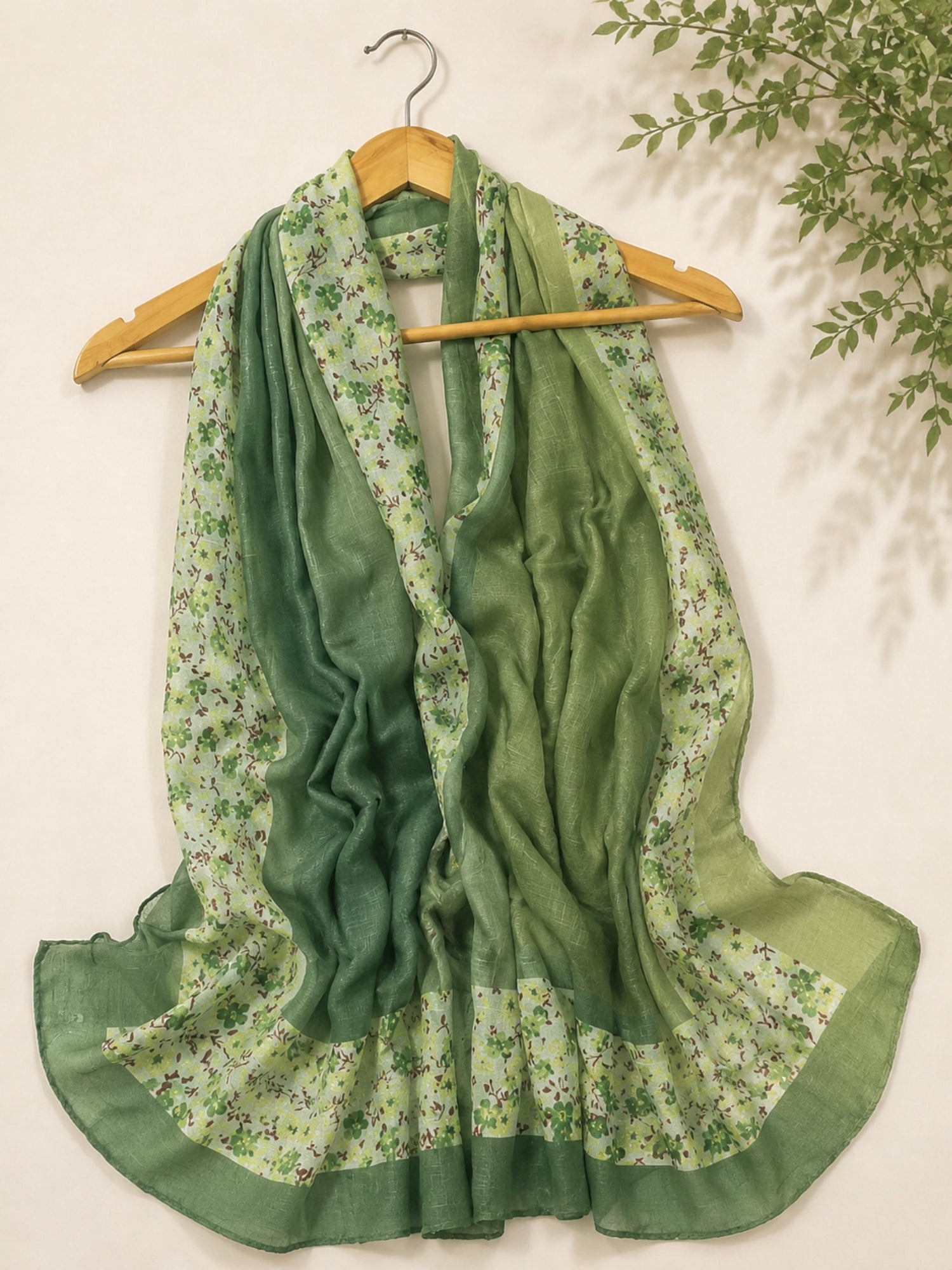 Whisper Printed Hijabs - Fern