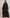 Embroided Full Length Namaz Chadar With Sleeves - Black