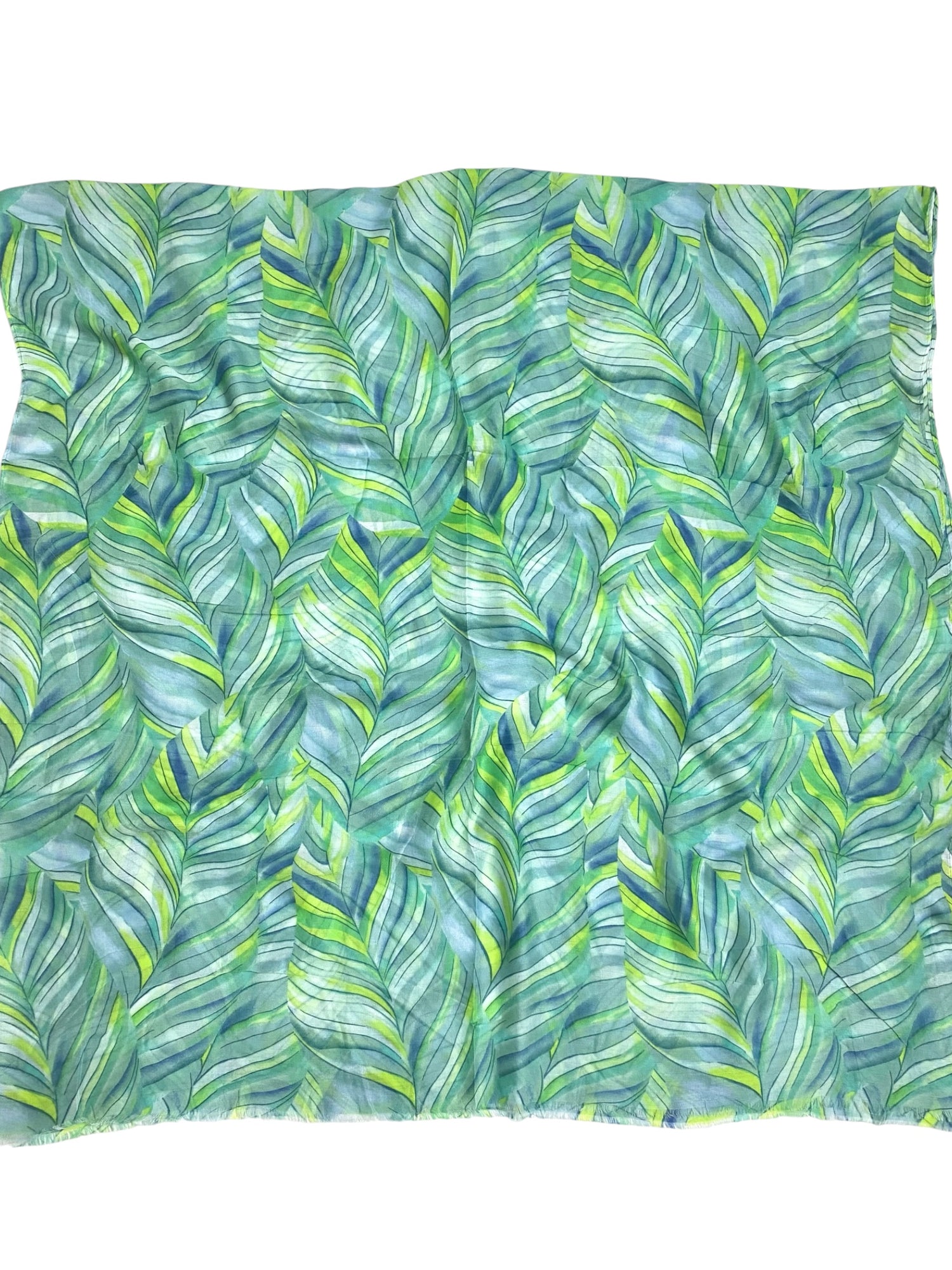 Elina Lawn Printed Hijabs - Sage Green