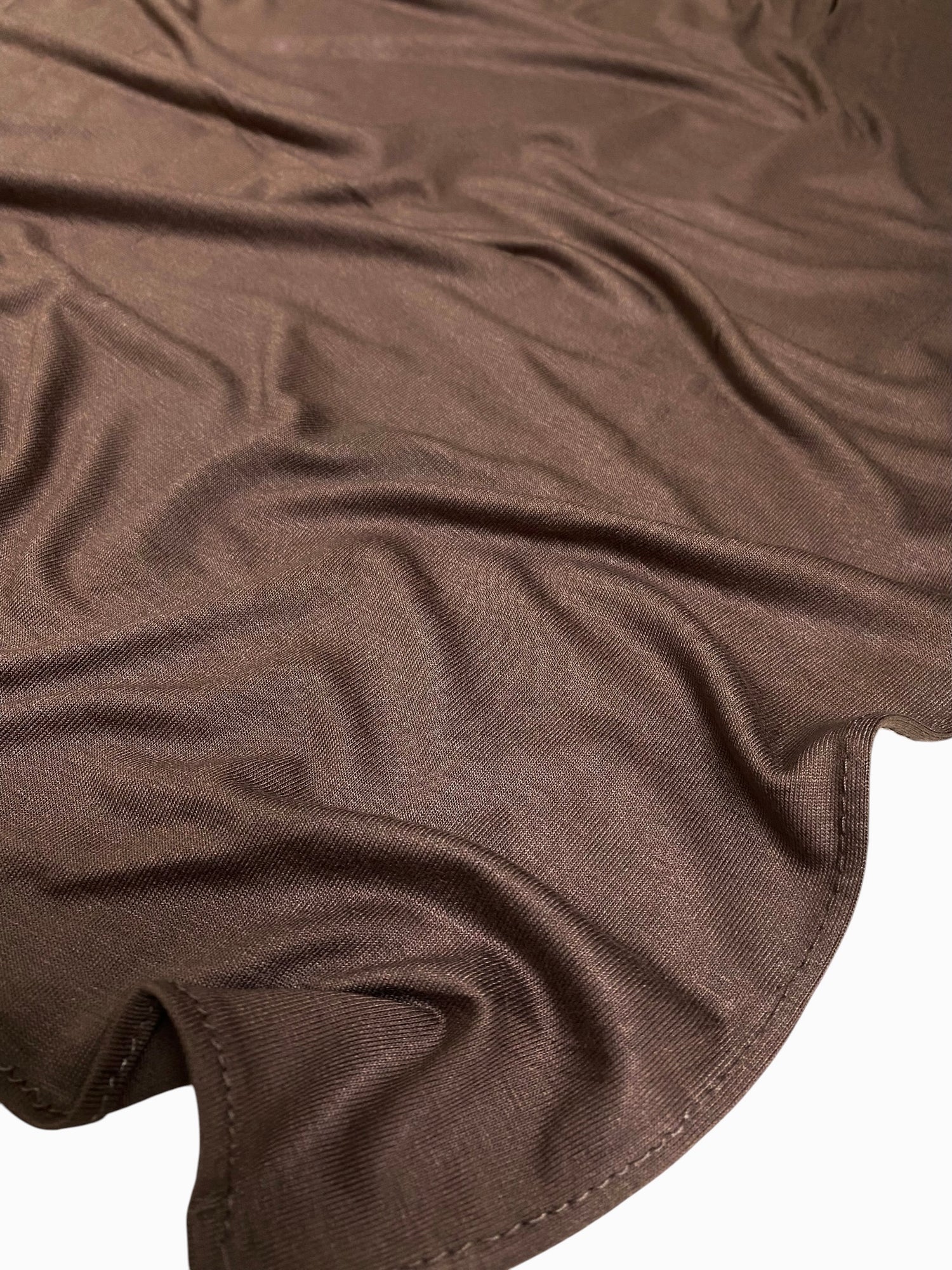Premium Bamboo Jersey Hijab - Rose Brown