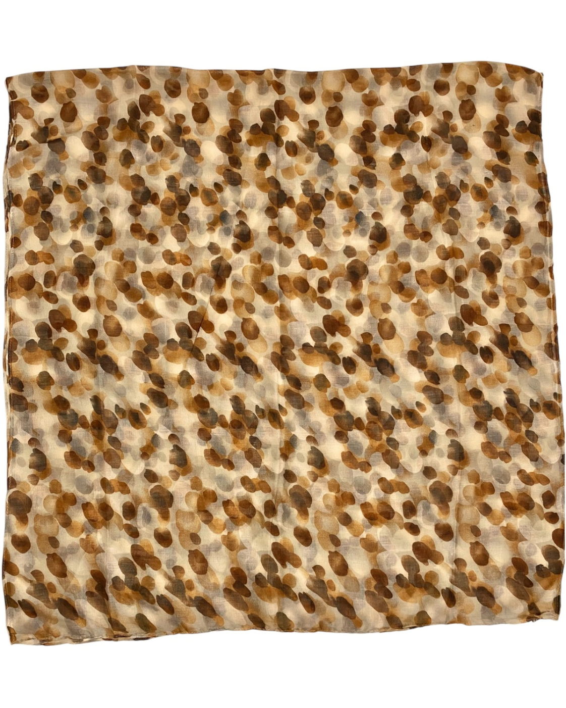 Bubbles Lawn Printed Hijabs - Beige