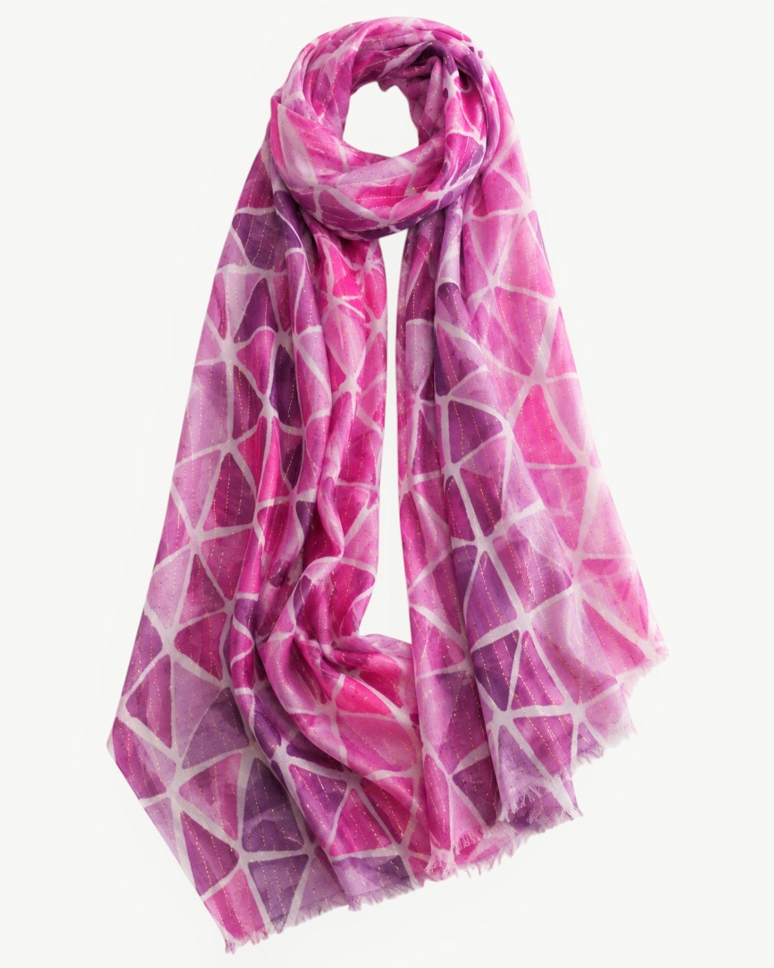 Lune Lawn Printed Hijabs - Mauve