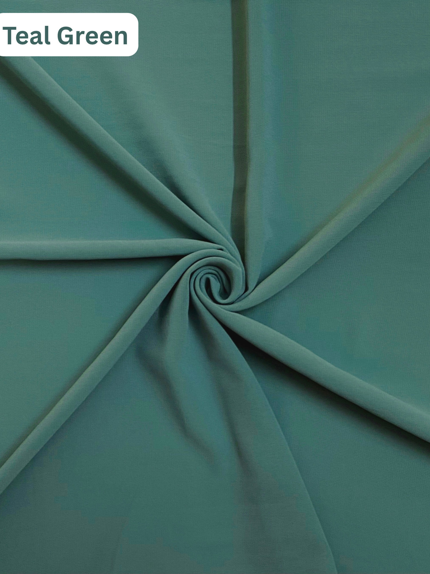 Georgette – Teal Green