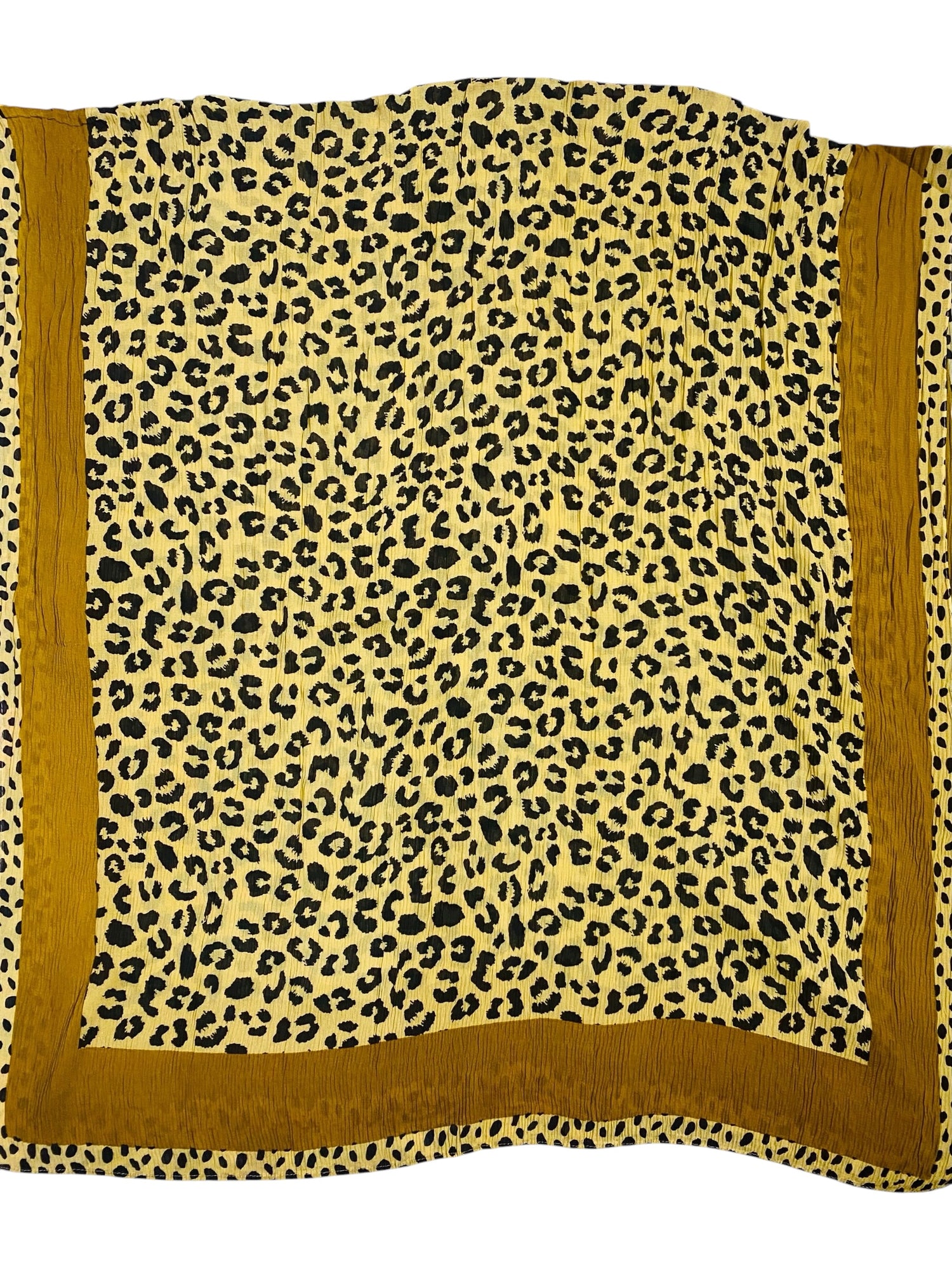 Savannah Pleated Hijab - Mustard
