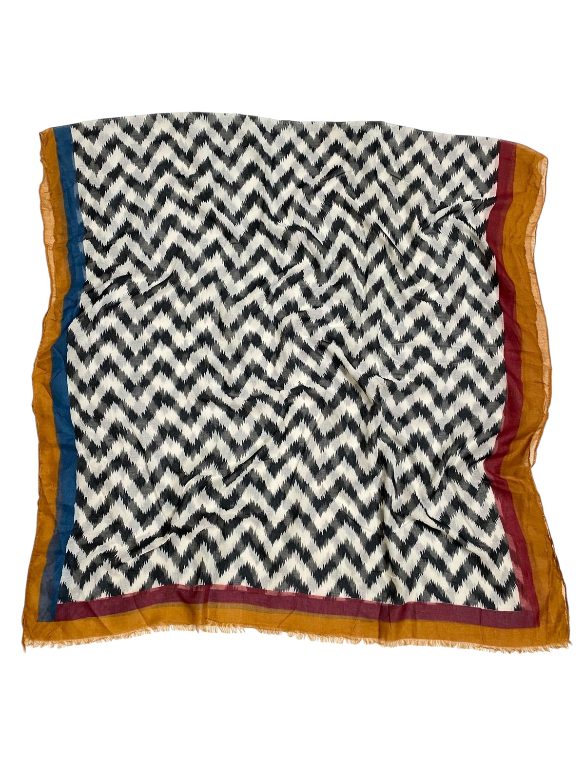 Chevron Printed Hijabs - Caramel