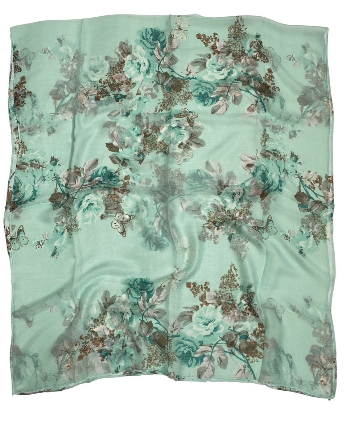 Aria Lawn Printed Hijabs - Mint