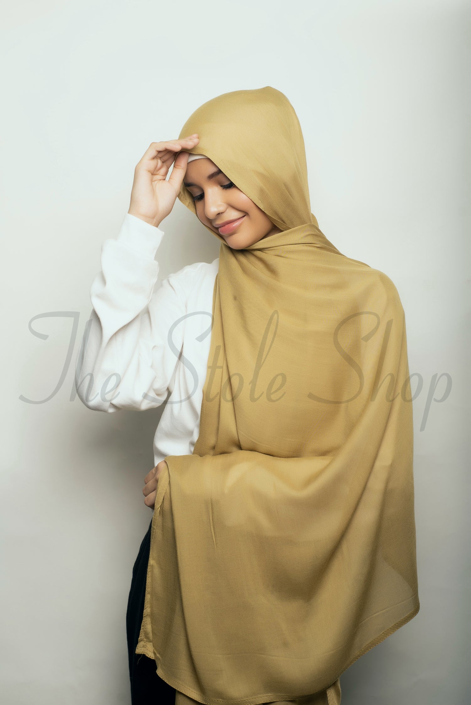 Modal Hijabs (LARGE SIZE) - Burnt Mustard