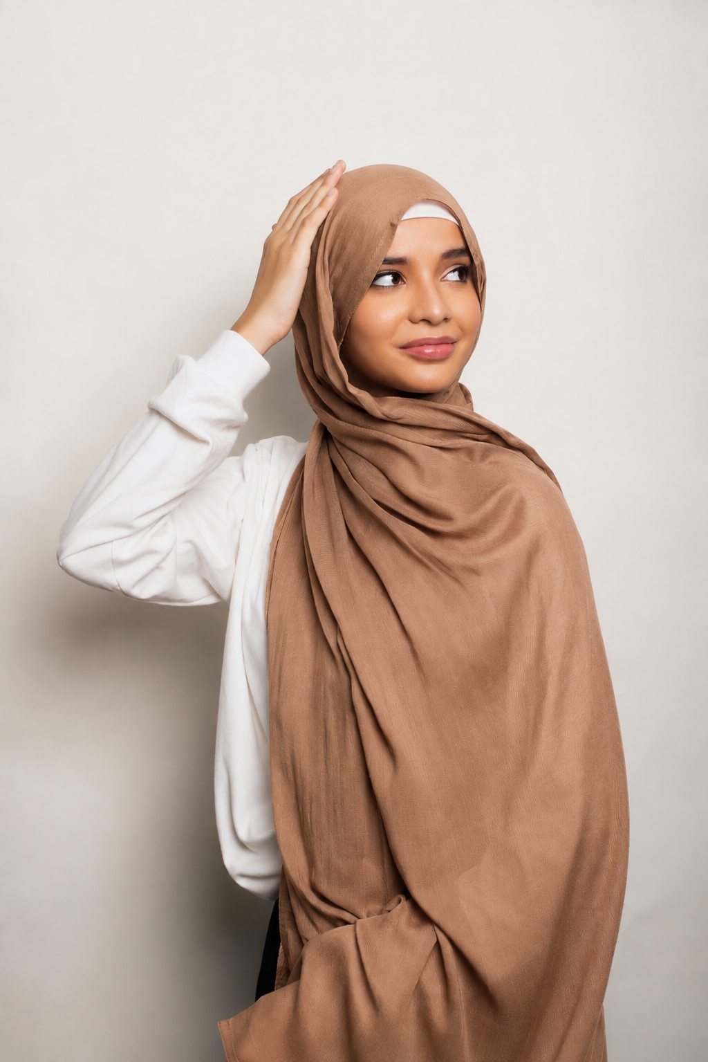 Modal Hijabs (LARGE SIZE) - Coffee