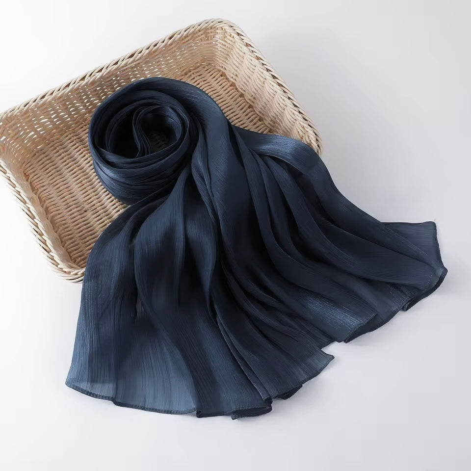 Starlit Organza Shimmer - Midnight