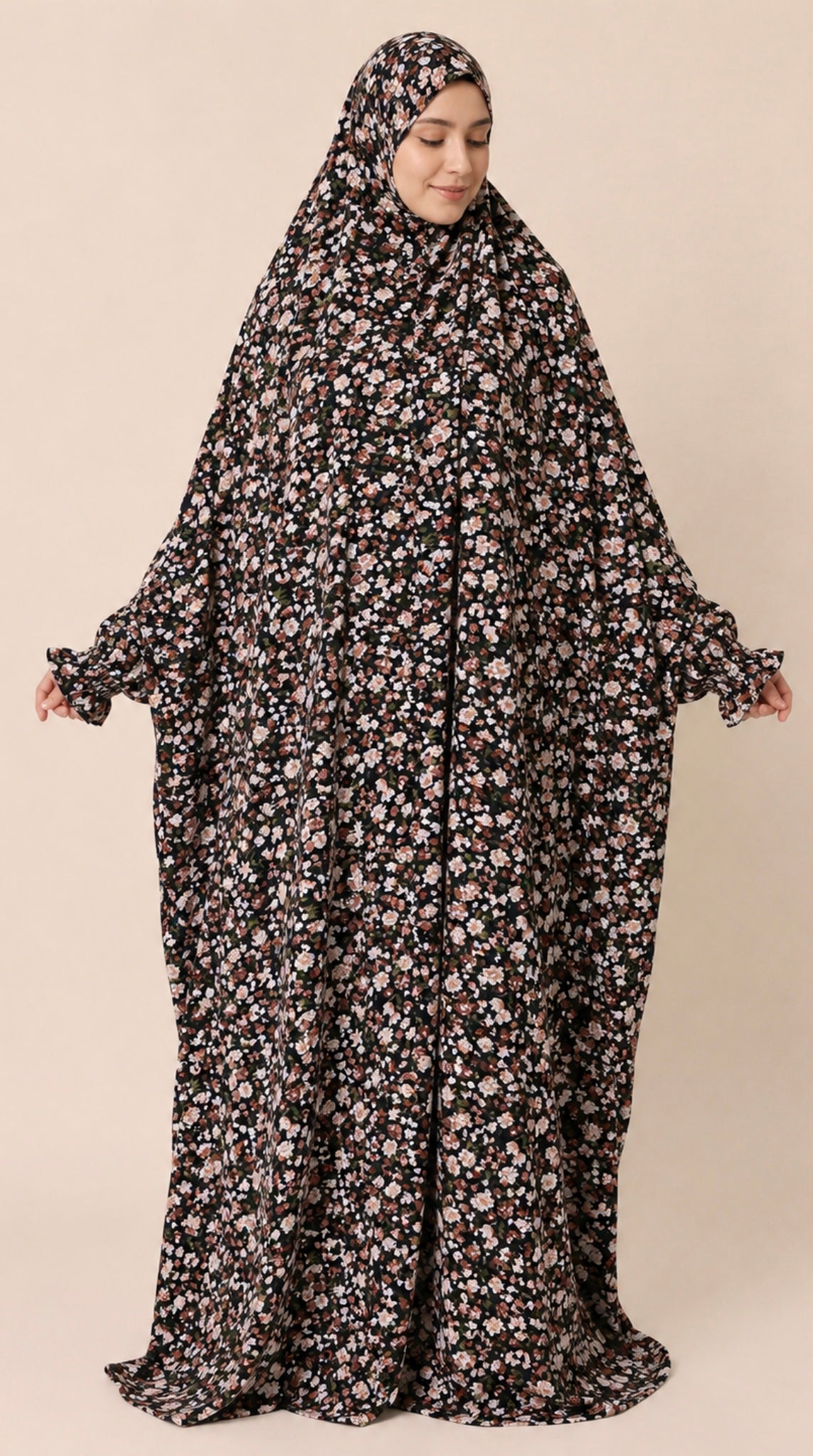 Premium Full Length Namaz Chadar With Sleeves (Imported Fabric)
