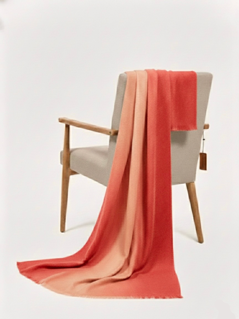 Signature Ombre Woolen XL Size - Peachy Pink