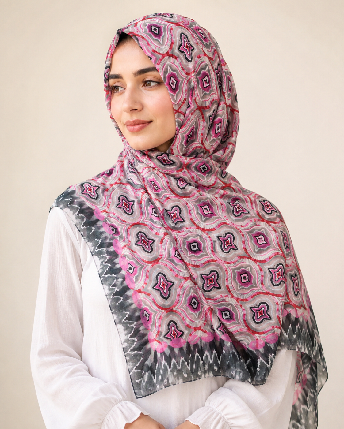 Opal - Printed Lawn  Hijab