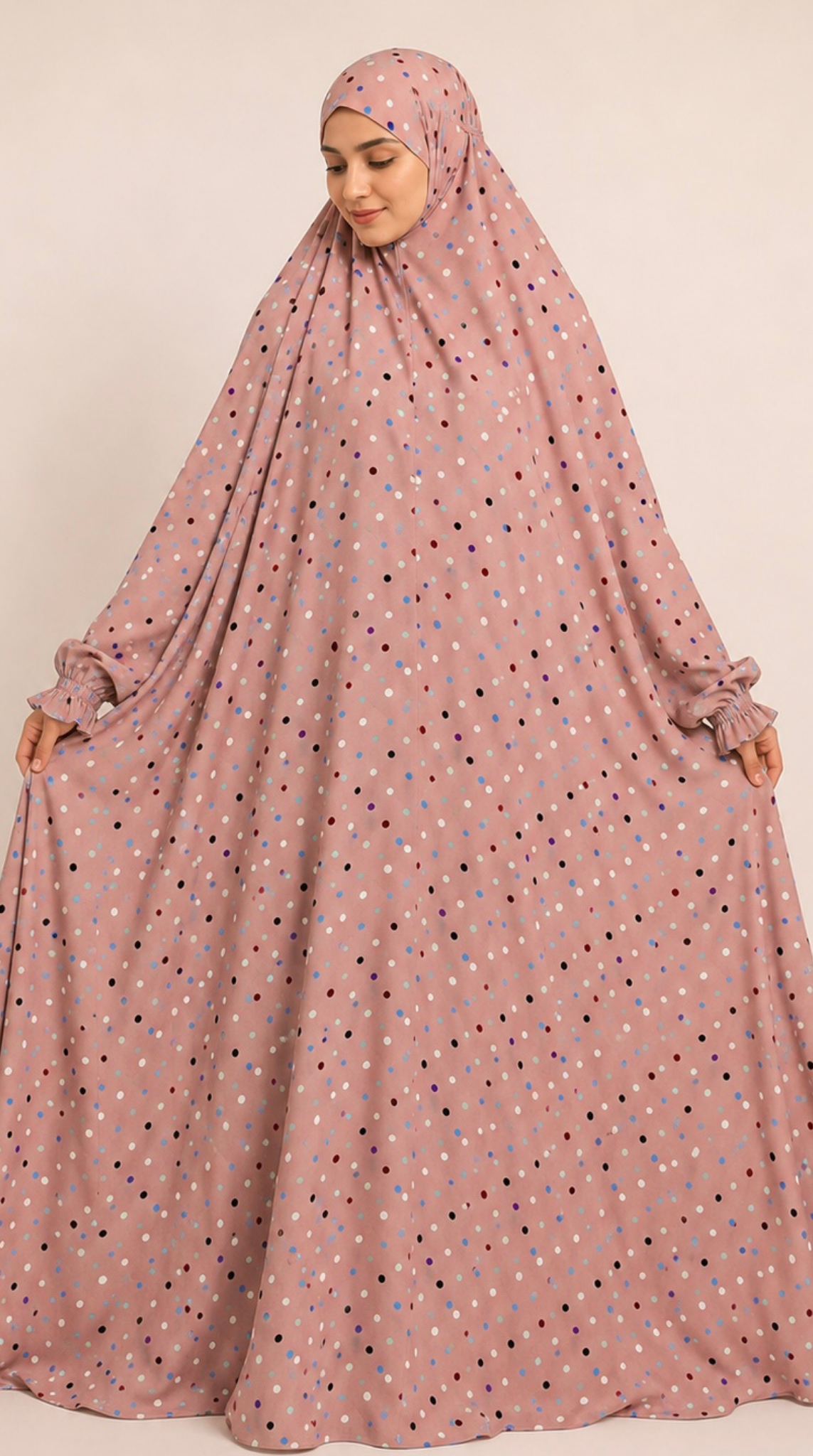 Premium Full Length Namaz Chadar With Sleeves (Imported Fabric)