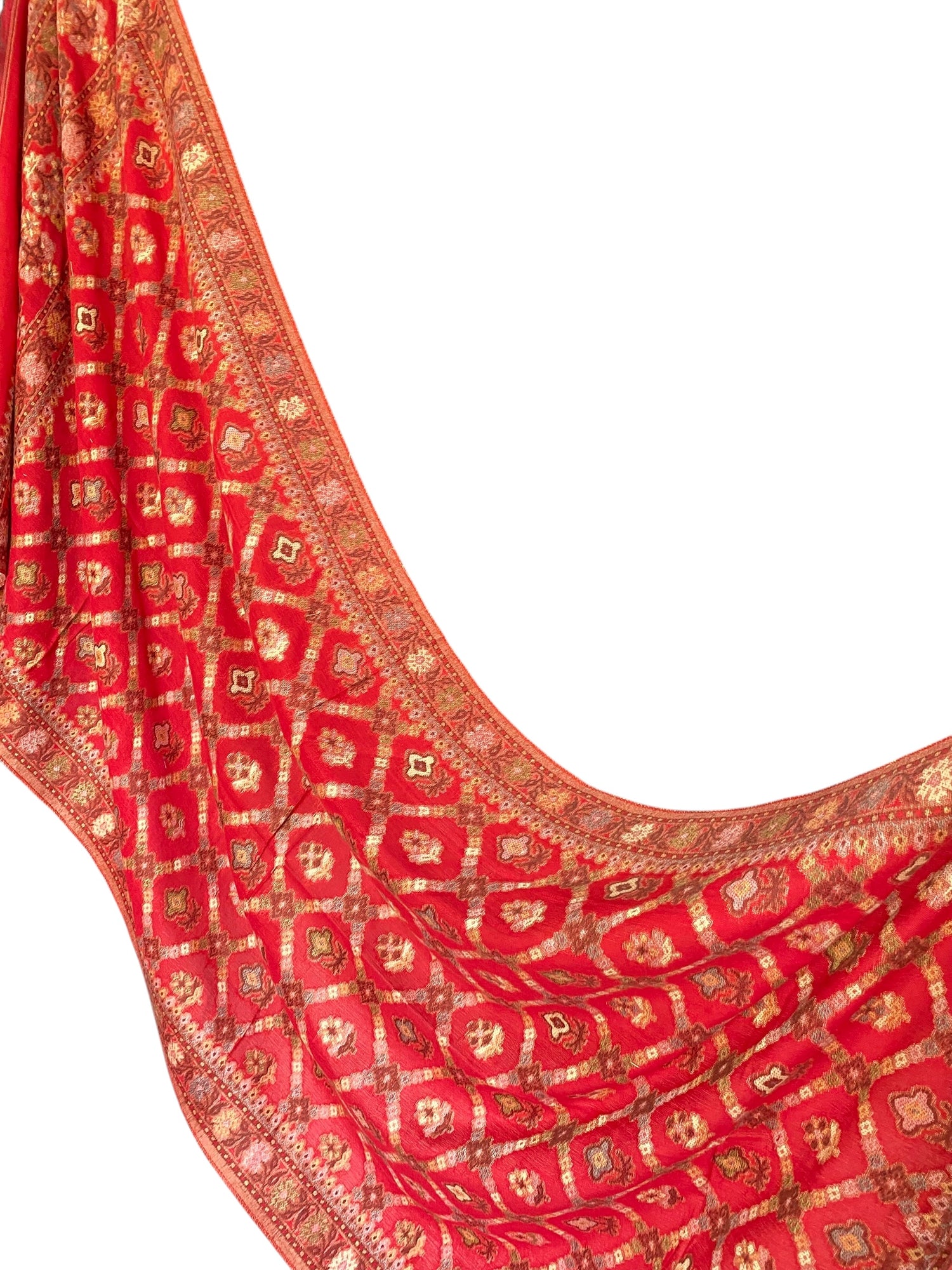 Ameira Pashmina Jacquard - Red