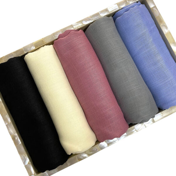 “Whispering Orchid” Premium Turkish (Regular Width) Hijab Bundle