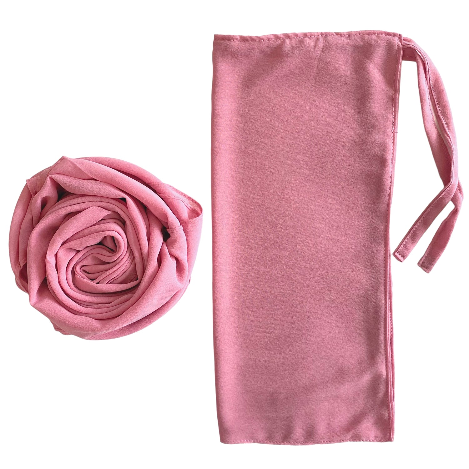 Matching Hijab & Niqab Set in Bubble Gum pink.
