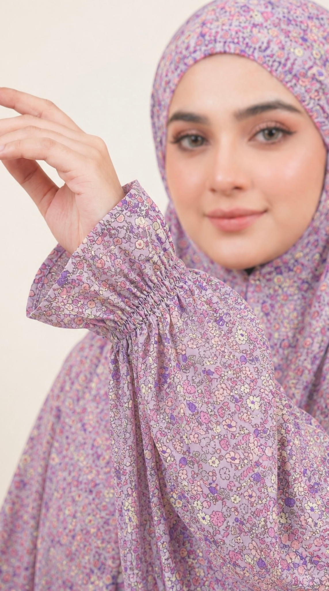 Premium Full Length Namaz Chadar With Sleeves (Imported Fabric)
