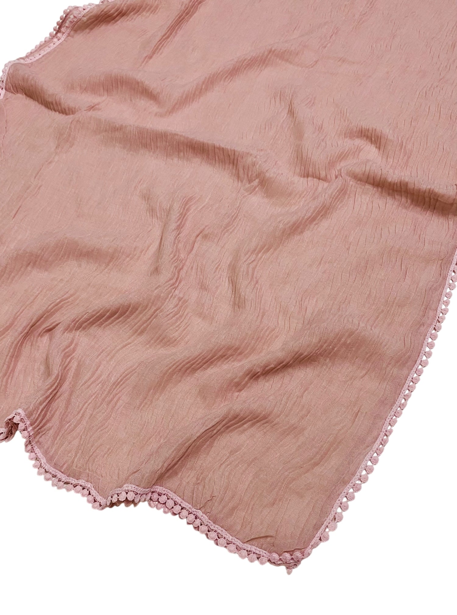 Rawaa Pleated Hijabs – Blush