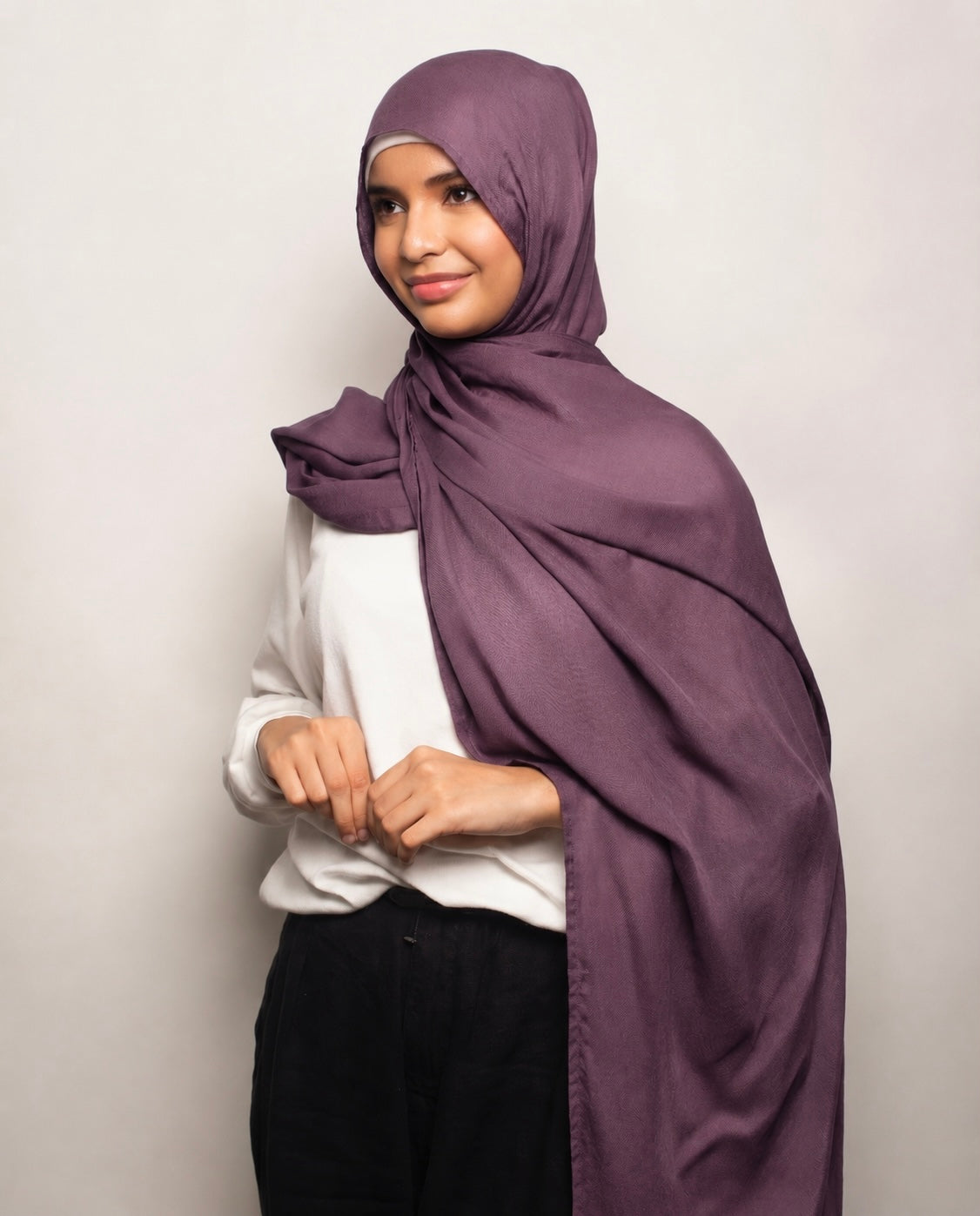 Modal Hijabs (LARGE SIZE) - Faded Purple