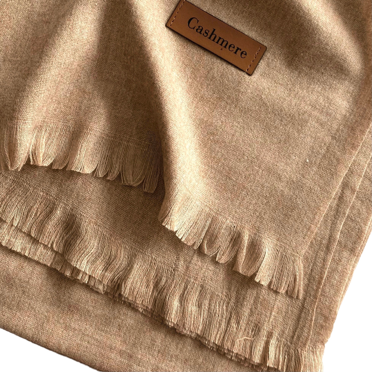 Plain Woolen Cashmere - Sand