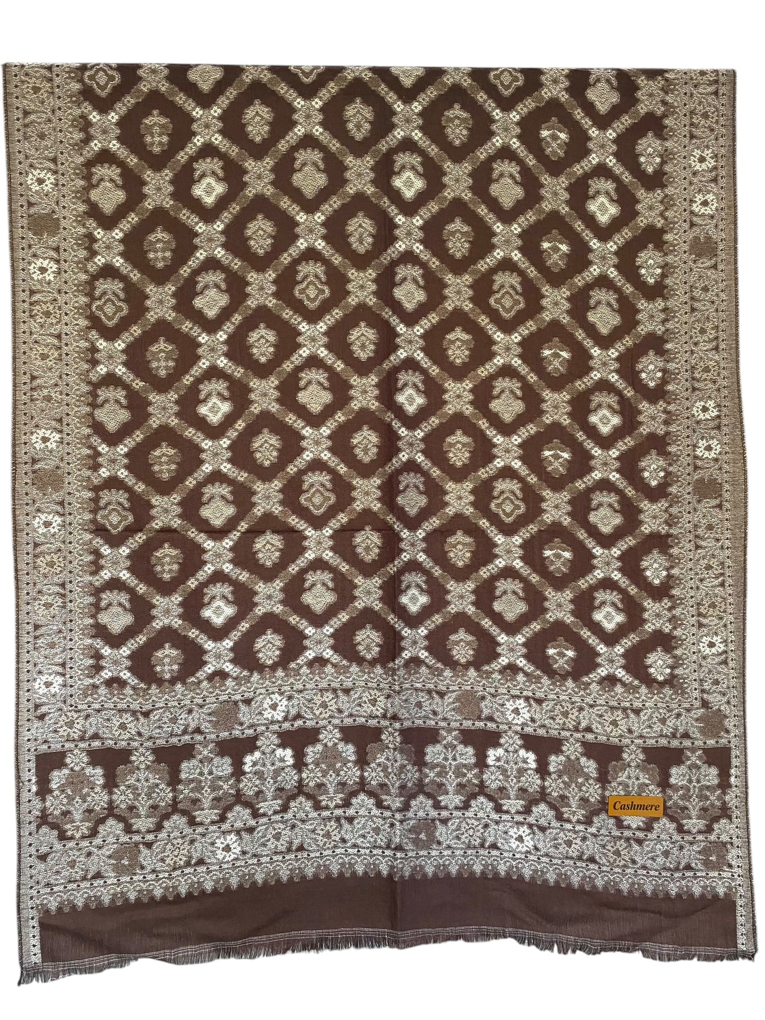 Ameira Pashmina Jacquard - Chocolate
