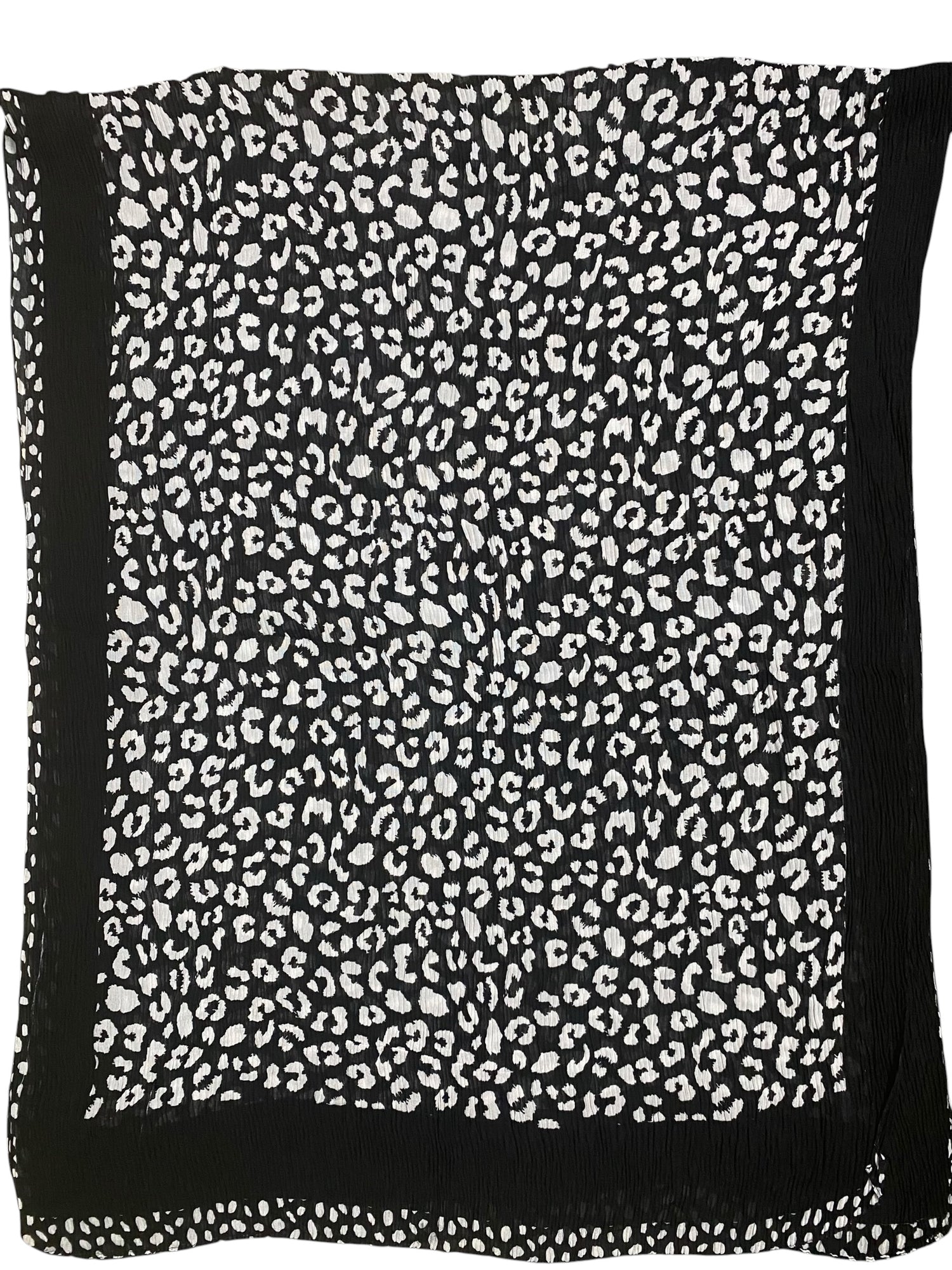 Savannah Pleated Hijab - Black
