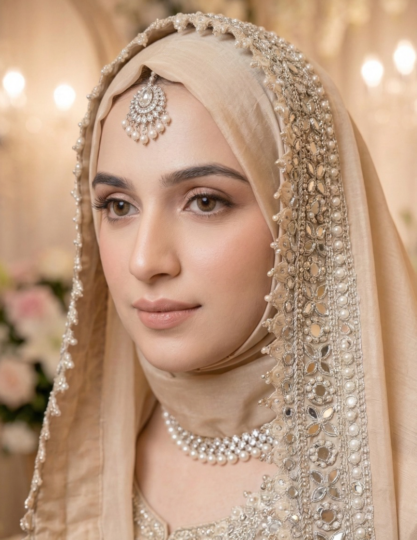 Embellished Lace Dupatta (Chadar)