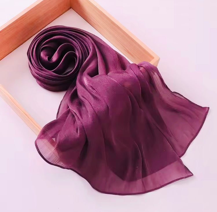 Starlit Organza Shimmer - Magenta