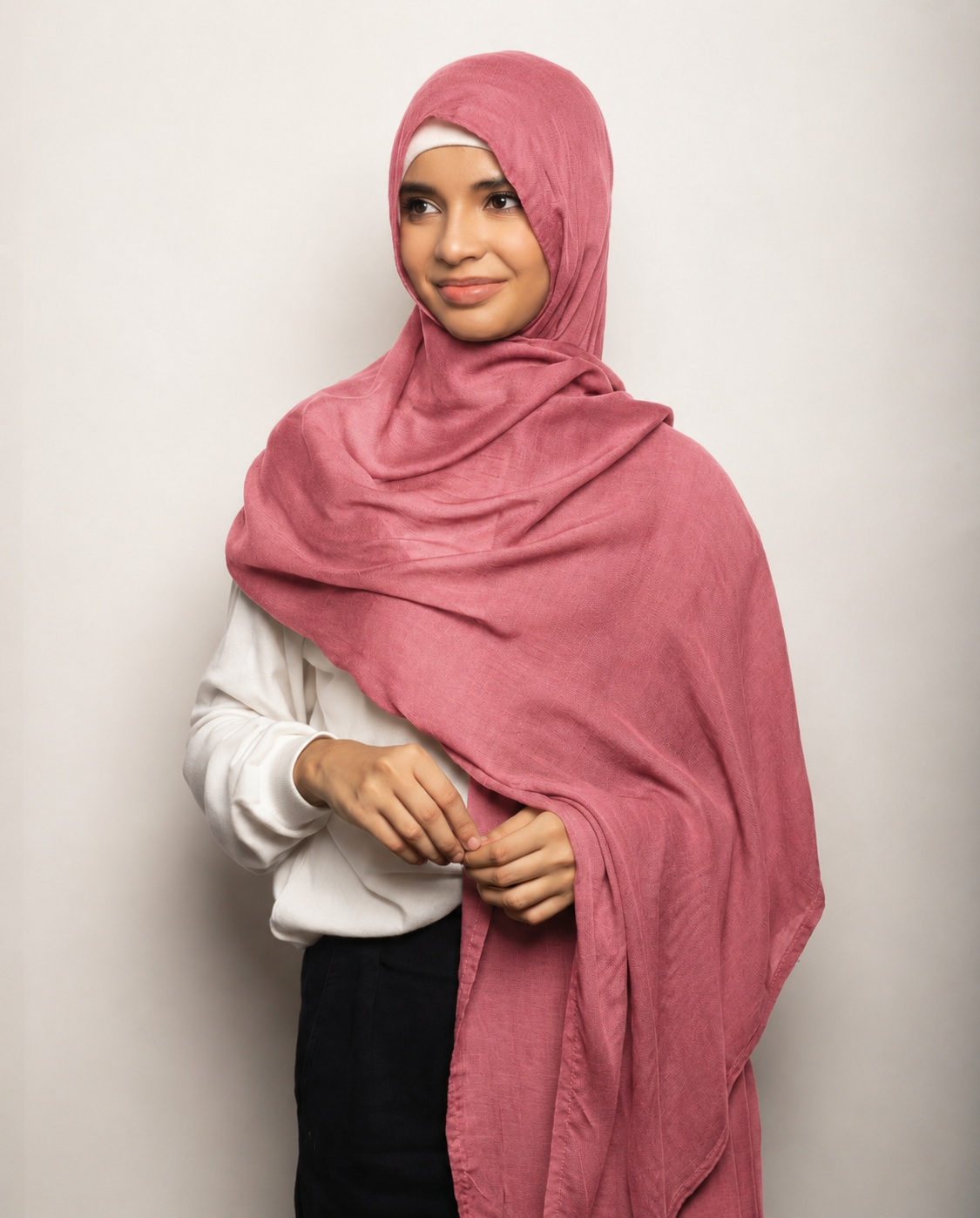 Modal Hijabs (LARGE SIZE) - Tender Pink
