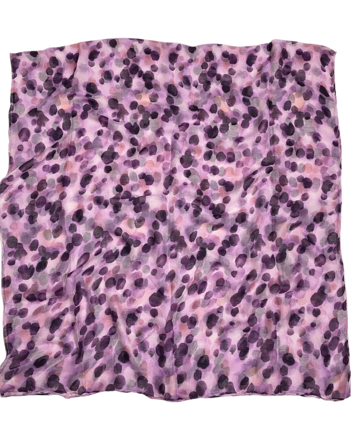 Bubbles Lawn Printed Hijabs - Purple