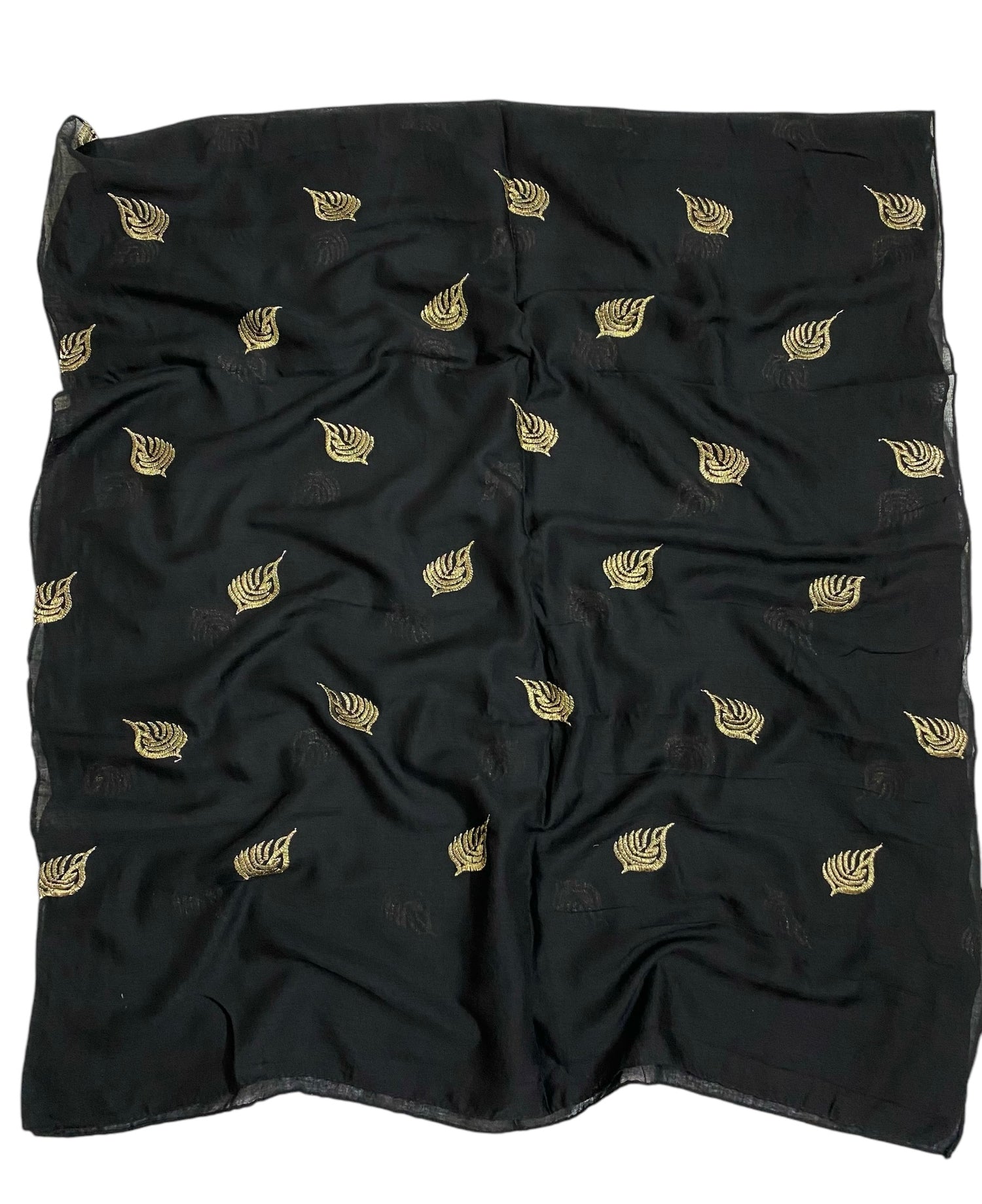 Golden Palm Leaf - Black